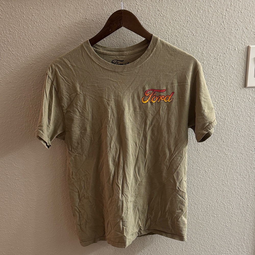 Hollister Ford Women's Olive Short Sleeve Tee - Ford Bronco